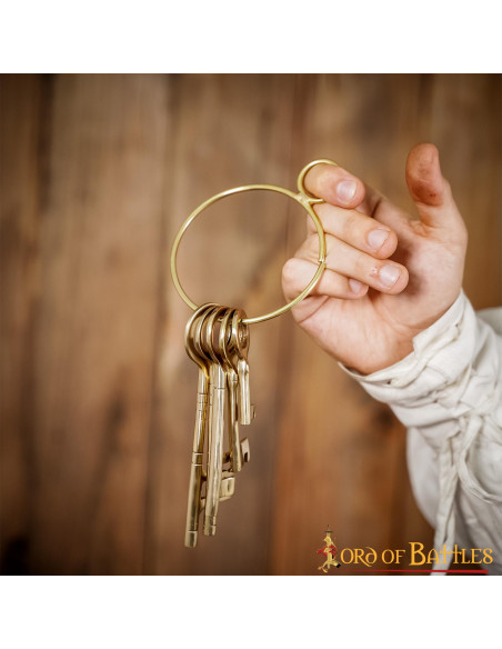 Set 5 clés avec porte-clés de donjons...