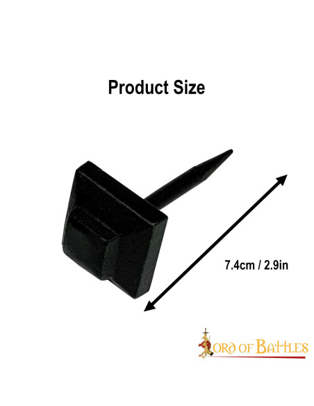 Set 5 punaises médiévales forgées à...