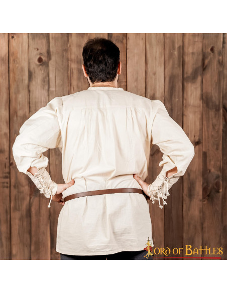 Ceinture étroite marron Viking avec...