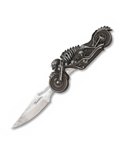 Couteau de moto Skeleton Albainox (21 cm.)