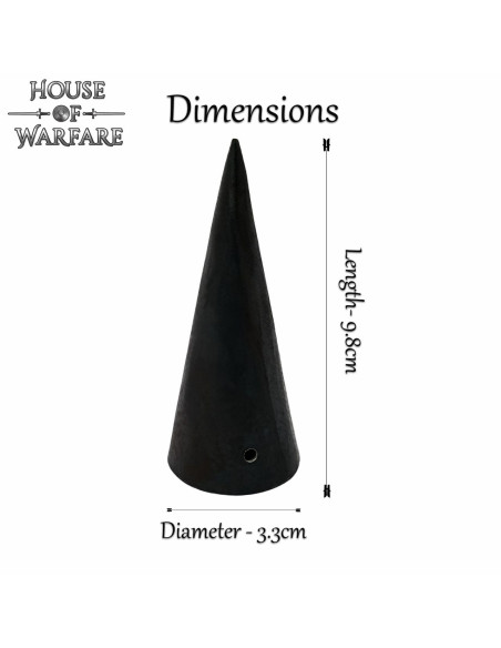 Contera pour pilum romain forgée à la...