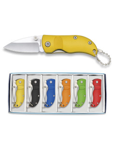 Collection de 6 couteaux colorés (11 cm.)