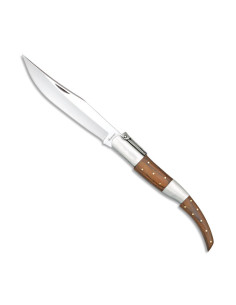 Couteau pliant arabe avec manche en bois rouge (37,5 cm.)