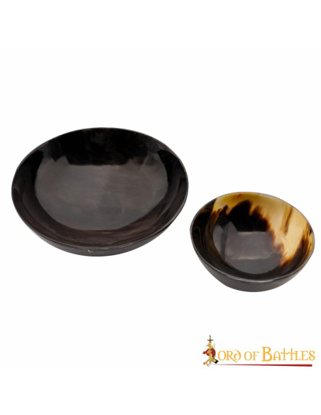 Set 2 bols vikings médiévaux à manger