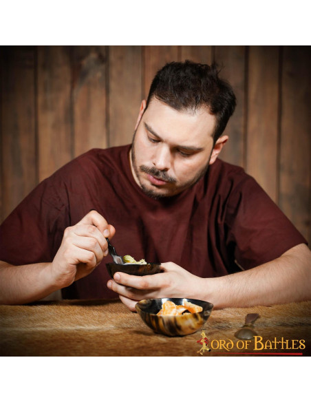 Set 2 bols vikings médiévaux à manger