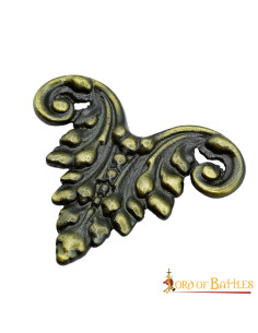 Ornement floral médiéval pour cuir ou vêtements 2