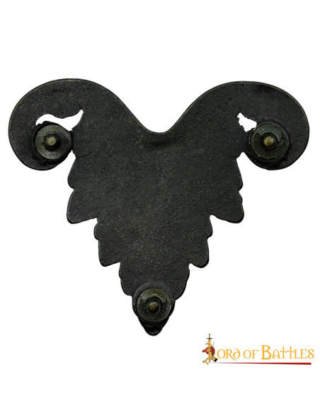 Ornement floral médiéval pour cuir ou...