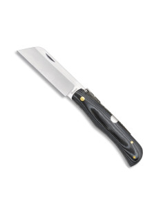 Canif à pointe droite noir Albainox Mikarta (19,3 cm.)