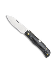 Couteau de poche Albainox mikarta noir en acier au...