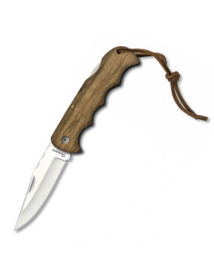 Couteau de marque Albainox en bois de zèbre (20,6 cm.)