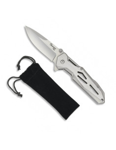 Couteau de poche Albainox Plus en acier et étui en...