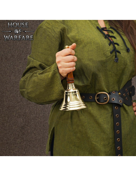 Cloche de crieur public en laiton et...