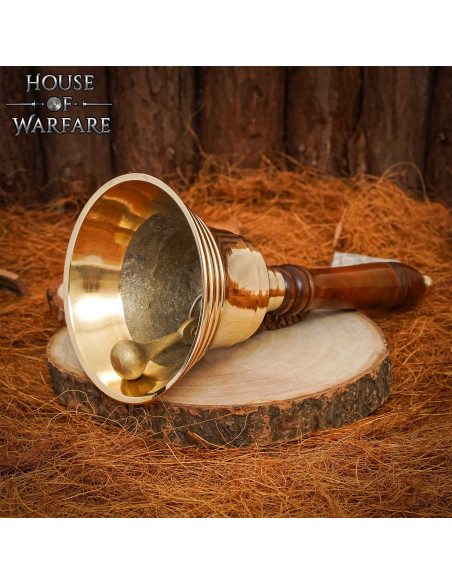 Cloche de crieur public en laiton et...