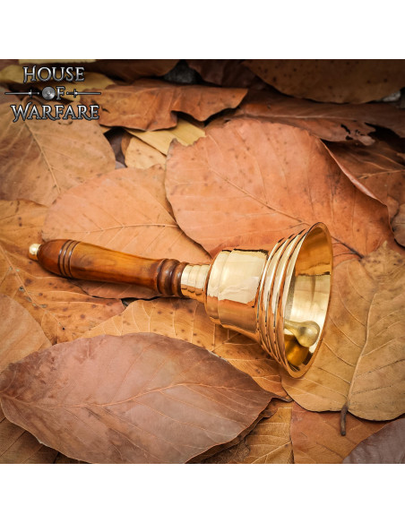 Cloche de crieur public en laiton et...