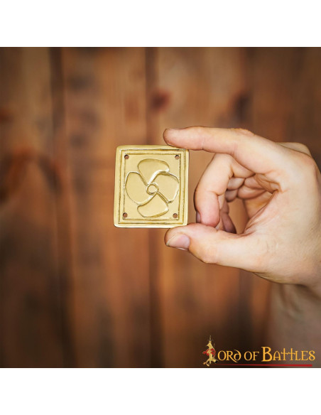 Set 3 ornements floraux médiévaux...