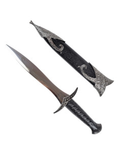 Dague Hobbit avec fourreau noir (24,5 cm.)