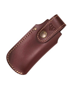 Étui en cuir marron Cudeman pour couteaux (12 cm.)