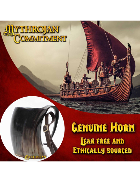 Corne Viking avec sangle pour...