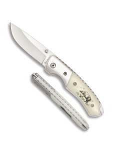 Couteau de poche sanglier Albainox Deluxe pour chasseurs...