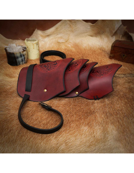 Epaulière cheval celtique en forme...