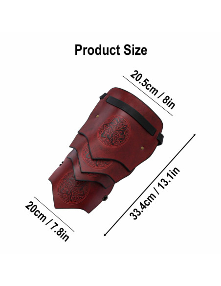 Epaulière cheval celtique en forme...