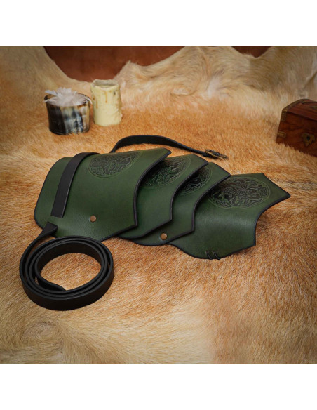 Epaulière cheval celtique en forme...