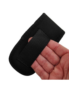 Étui à couteaux en nylon rembourré noir (10 cm.) 2