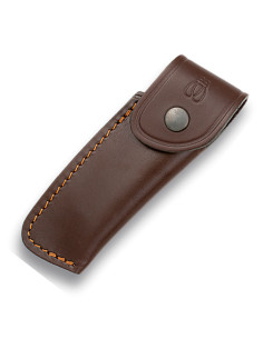 Etui en cuir de vache pour couteaux Laguiole