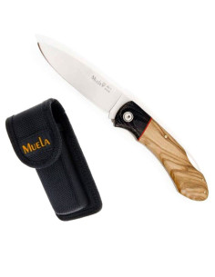 Couteau verrouillable Muela avec manches en bois...