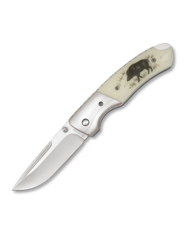 Couteau de marque Albainox modèle sanglier de luxe (19,4 cm.)