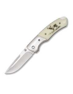 Couteau de marque Albainox modèle cerf de luxe (19,4 cm.)