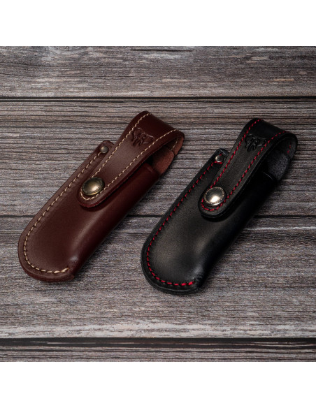 Housse noire pour couteau de poche...