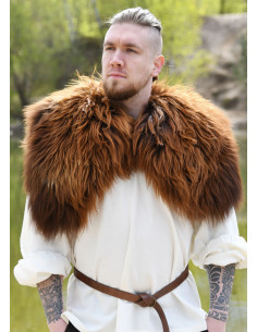 Épaules nordiques en peau de mouton - Marron 2