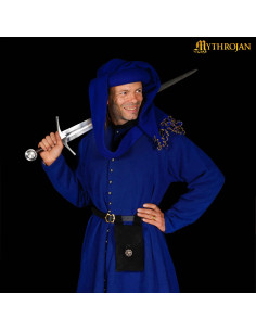 Sac médiéval noir, type sac banane, pour les récréatifs... 2