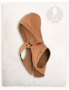 Couvre-épaule à capuche médiéval Galatée - Sable 2