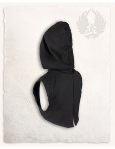 Couvre-épaule à capuche médiéval Galatée - noir 2