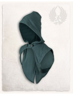 Housse d'épaule à capuche médiévale Galatée - Vert olive 2