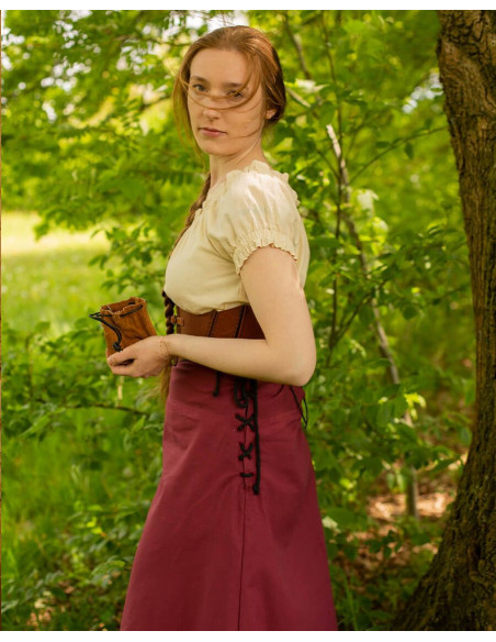 Jupe médiévale en coton Nelly de...