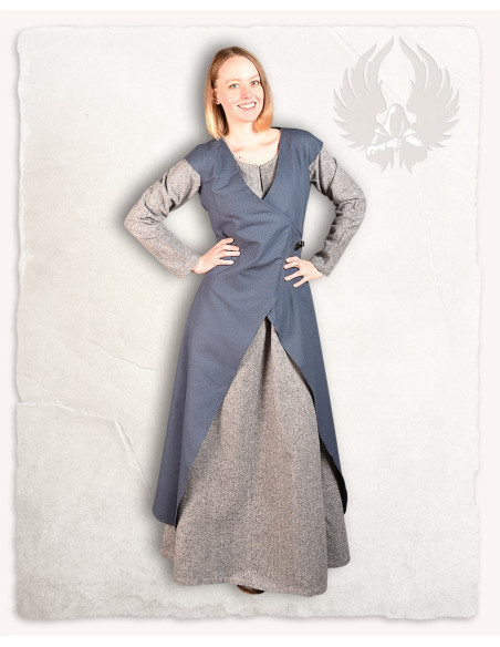 Surcot Vysera bleu avec ouvertures...