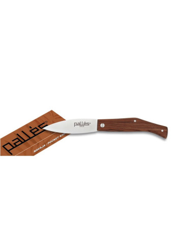 Couteau de marque Pallés modèle n°0 manche en bois (18,2 cm.)