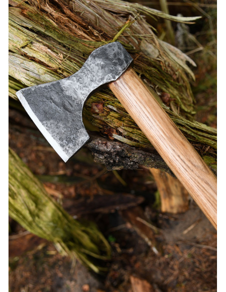 Hache Viking forgée à la main, type D