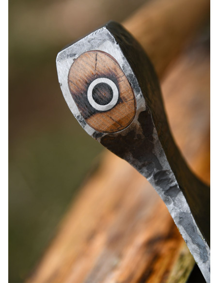 Hache Viking forgée à la main, type D