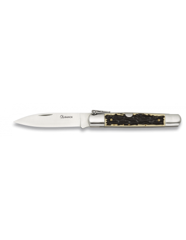 Numéro de couteau machette. 00, manche en bois de cerf (lame 7 cm)