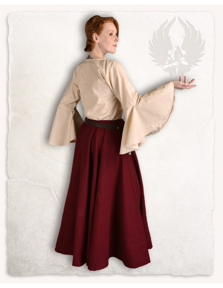 Chemisier médiéval femme Felice crème