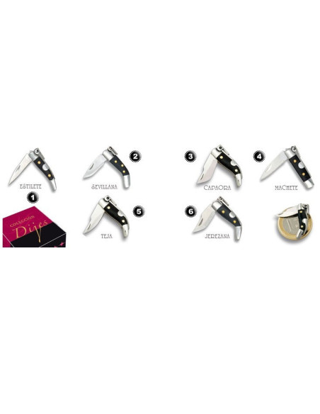 Collection de couteaux Charms de la...