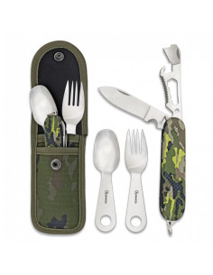 Ménagère de camping multicam vert