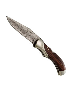 Couteau de poche Deluxe en acier Damas, Muela