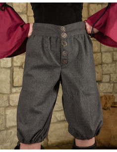 Pantalon Tilly vintage en laine grise