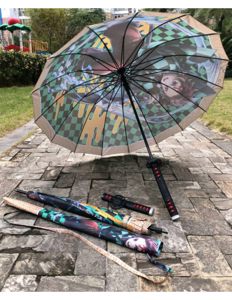 Parapluie à poignée Katana Tanjirou...