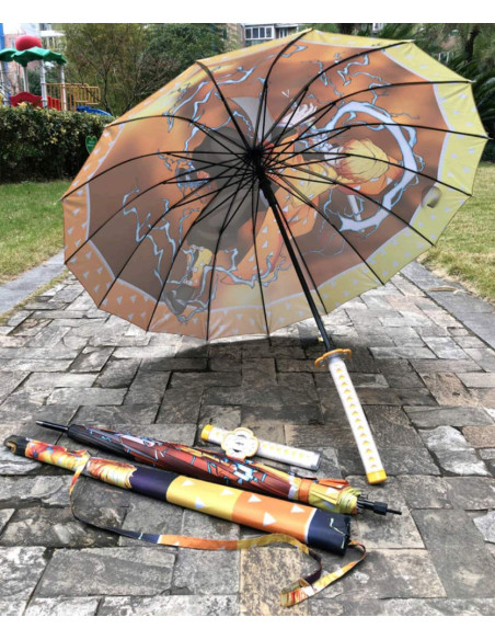 Parapluie à poignée Agatsuma Zenitsu...